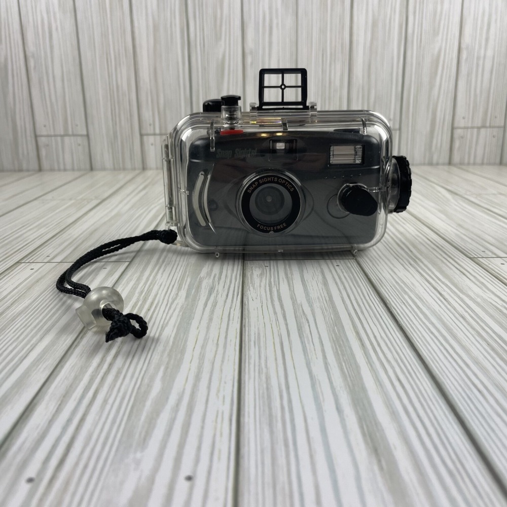 Snap Sights Underwater 35mm Film Camera Waterproof to 100 Feet Reusable w/Flash‎